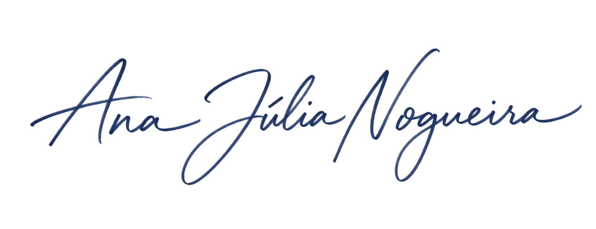Ana Júlia Nogueira’s signature